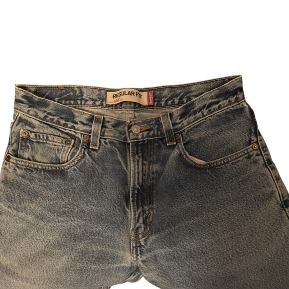 Levi Women's 505 Straight Jeans size W:33 L:32 - Picture 3 of 8